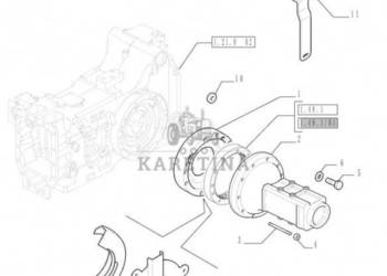 New Holland T6010 T6090 T6070 T7230 Obudowa zwolnicy 5164731