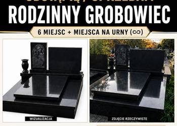 Odstąpie rodzinny grobowiec – 6 miejsc + miejsca na urny | Cmentarz Wróblow