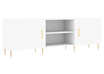Szafka pod TV biała 150x30x50 cm materiał drewnopochodny WM-829084