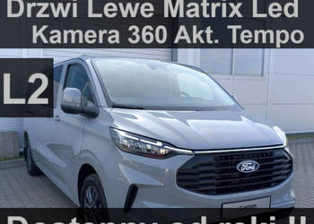 Ford Transit Custom L2 150KM Limited Matrix Kamera 360 Led Hak Felgi 17" N…