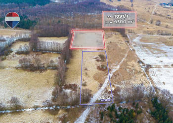 Działka rolna o pow. 6300 m²
