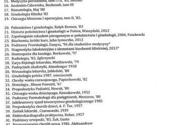 Ksiązki ( połoznictwo, ginekologia, chirurgia) sprzedam
