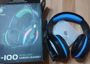 Słuchawki nauszne Fachixy FC-100 Gamingowe RGB z Mikrofonem PS5 PC Xbox