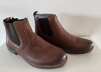 Botki skórzane męskie ocieplane Lasocki rozmiar 42 nowe