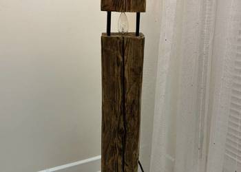Rustykalna Lampa z Odzyskanej Belki – 98 cm
