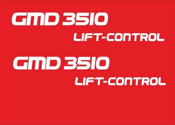 Naklejki GMD 3510 lift control