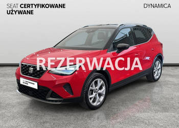 Seat Arona VAT 23% FR 1.0TSI 110KM M6 2022 r., salon PL, I wł., gwarancja
