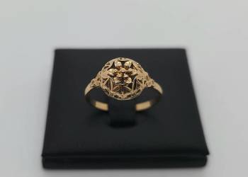 Złoty pierścionek próby 585 - 2,35g (Rozmiar 18) Złoty pierścionek próby 585 - 2,35g (Rozmiar 18)