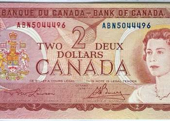 KANADA 1974-2 dolary,P86a-AUNC!
