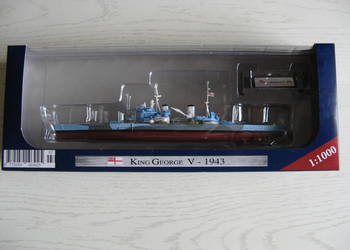 Brytyjski pancernik King George V, 1:1000/Nowy!