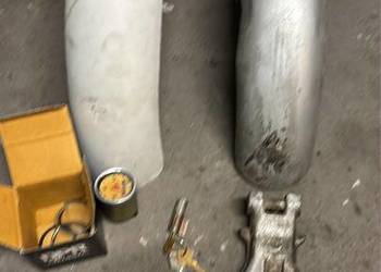 Części do Simson S51 – kierownica, błotniki, licznik, stopka + blokada (NOW