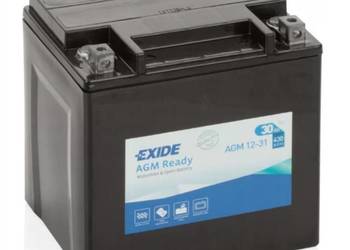 Akumulator motocyklowy 30Ah 430A EXIDE AGM12-31 YIX30L-BS 12V