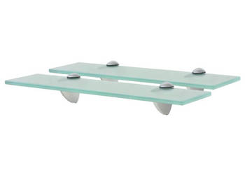 Półki szklane 2 szt. 40 x 20 cm 8 mm WM-3051519