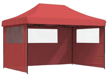 Namiot imprezowy typu pop-up z 3 ściankami burgundowy WM-4005019