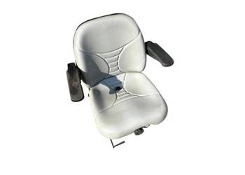 Milsco V5300 Fotel siedzenie szare do maszyn budowlanych, wózka widłowego