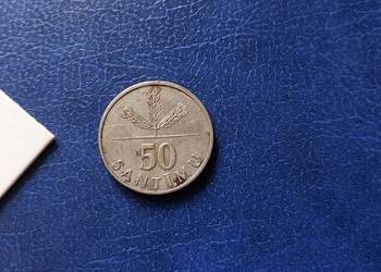 Stare monety 50 santim 1992 łotwa