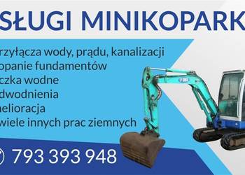 Mini koparka usługi  szybko tanio i solidnie