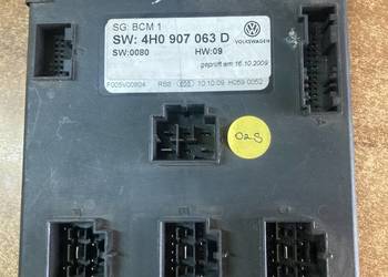 AUDI A8 4H STEROWNIK MODUŁ KOMFORTU 4H0907063D