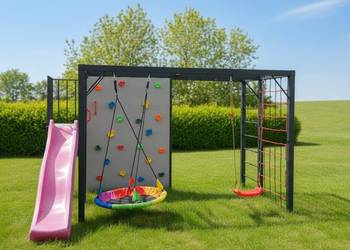 Małpi gaj - raj dla dzieci, nowoczesny plac zabaw
