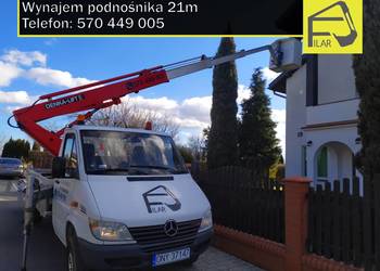 Wynajem podnośnika koszowego 21 m  P.H.U FILAR