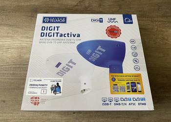 Antena DVB-T2 DIGIT Activa 5G Protected (biała)