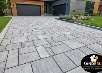 SandBruk Piasek Polimerowy Fuga Do Kostki Grafitowo Czarny