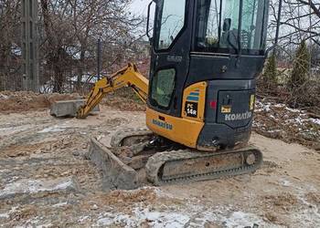 minikoparka komatsu pc 14 waga 2 tony nie cat volvo atlas yanmar kubota jcb