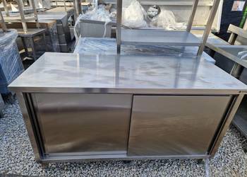 Stół Gastronomiczny Centralny Drzwi Zasuwane 160/70/85