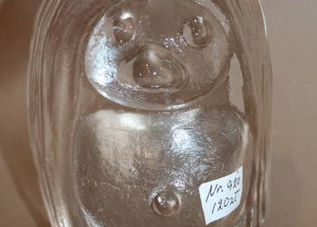 Skrzat, trol szklany duży Bergdala Szwecja nr 920, 766 Fiaf Skrzat, trol szklany duży Bergdala Szwecja nr 920, 766 Fiaf