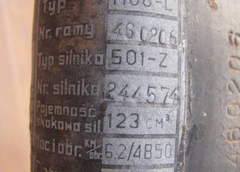 Wsk 125 rama wahacz
