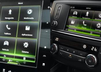 Dwie nowe mapy 2025 (TomTom i Here) Radary do każdego Renault R-LINK 2