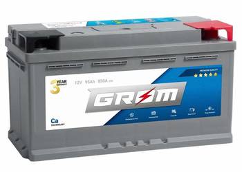 Akumulator GROM Premium 95Ah 850A EN PRAWY PLUS DOWÓZ TRÓJMI