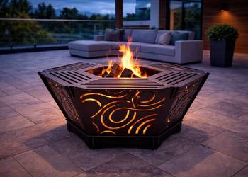 Palenisko ogrodowe PREMIUM 3 mm | grill | ruszt | 75×75 Nowoczesne