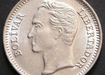 Wenezuela 50 centimos 1965 - Simon Bolivar - stan 2