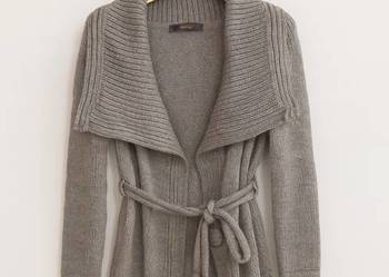 Kardigan piękny lekki wełniany sweter damski