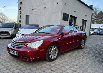 Chrysler Sebring Cabrio Hard Top 2.7 V6 Automat 186KM czerwone skóry Nagło…