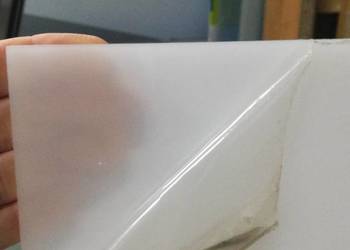 Szyba przesłona pleksi bezbarwna zabezpieczenie emplast