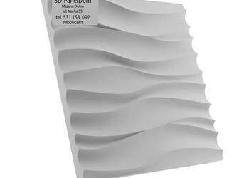 Panel gipsowy 3D Fale Dunaju