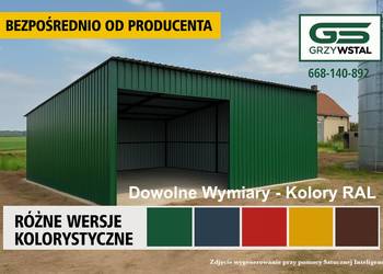 Garaż Blaszany|Blaszak|Wita otwarta|Hala|Schowek|Magazyn -  GRZYWSTAL