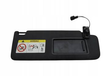 DASZKI PRZECIWSŁONECZNE  PRAWY PASAŻERA CZARNY Skoda Superb III (2015-)