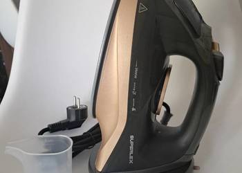 nowe bezprzewodowe żelazko z wyrzutem pary superlex moc 2600W