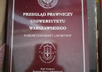 Przegląd prawniczy uniwersytetu Warszawskiego książki wysyłka gratis Gdańsk Przegląd prawniczy uniwersytetu Warszawskiego książki wysyłka gratis Gdańsk