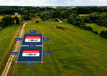 Działka budowlana 1560 m² | MPZP | Sycewice k. Słupska |