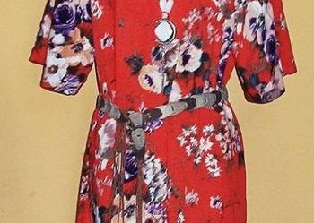 Sukienka w kolorze czerwonym marki marki H&M r.42