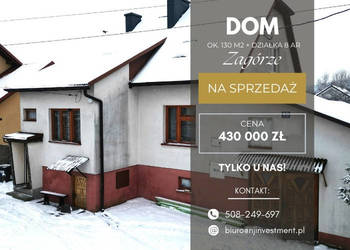 Sprzedam dom w Zagórzu - 130m2 + garaż | możliwość prowadzenia działalności