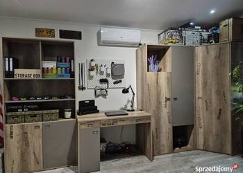 ZESTAW MEBLI MŁODZIERZOWYCH MEBLE SZAFA ŁÓŻKO AGATA MEBLE VOYAGER