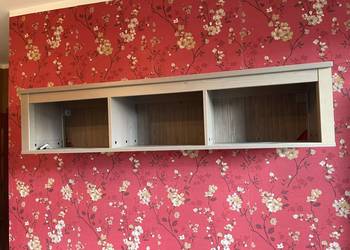 Półka IKEA Hemnes wisząca szarobrązowa
