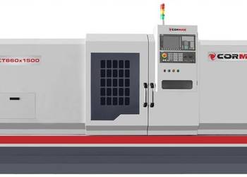 TOKARKA CNC DO METALU CORMAK 660x1500 SIEMENS 808 6 NARZĘDZI przelot 115