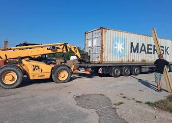 Kontener morski 12m transport cała Polska rozładunek
