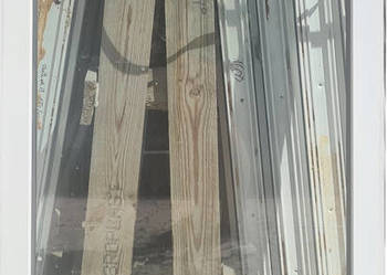 OKNA KacprzaK Witryna 69X129 FIX Używany PCV Plastikowy